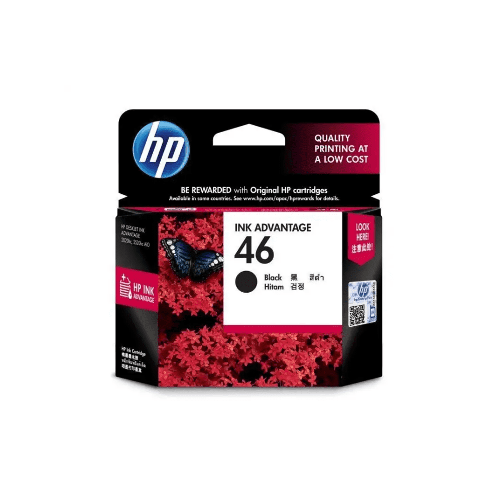 HP 46 Black Original Ink Advantage Cartridge IT World