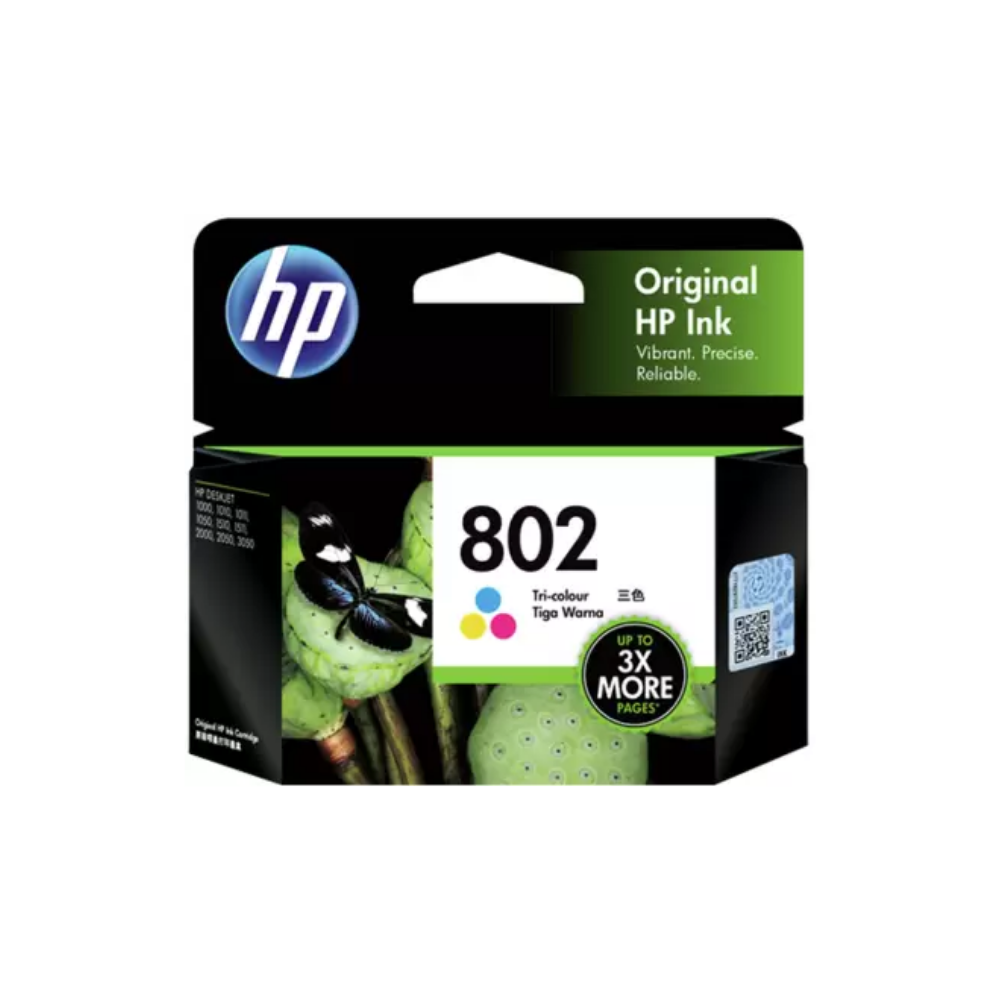 HP 802 Tri-color Original Ink Cartridge IT World